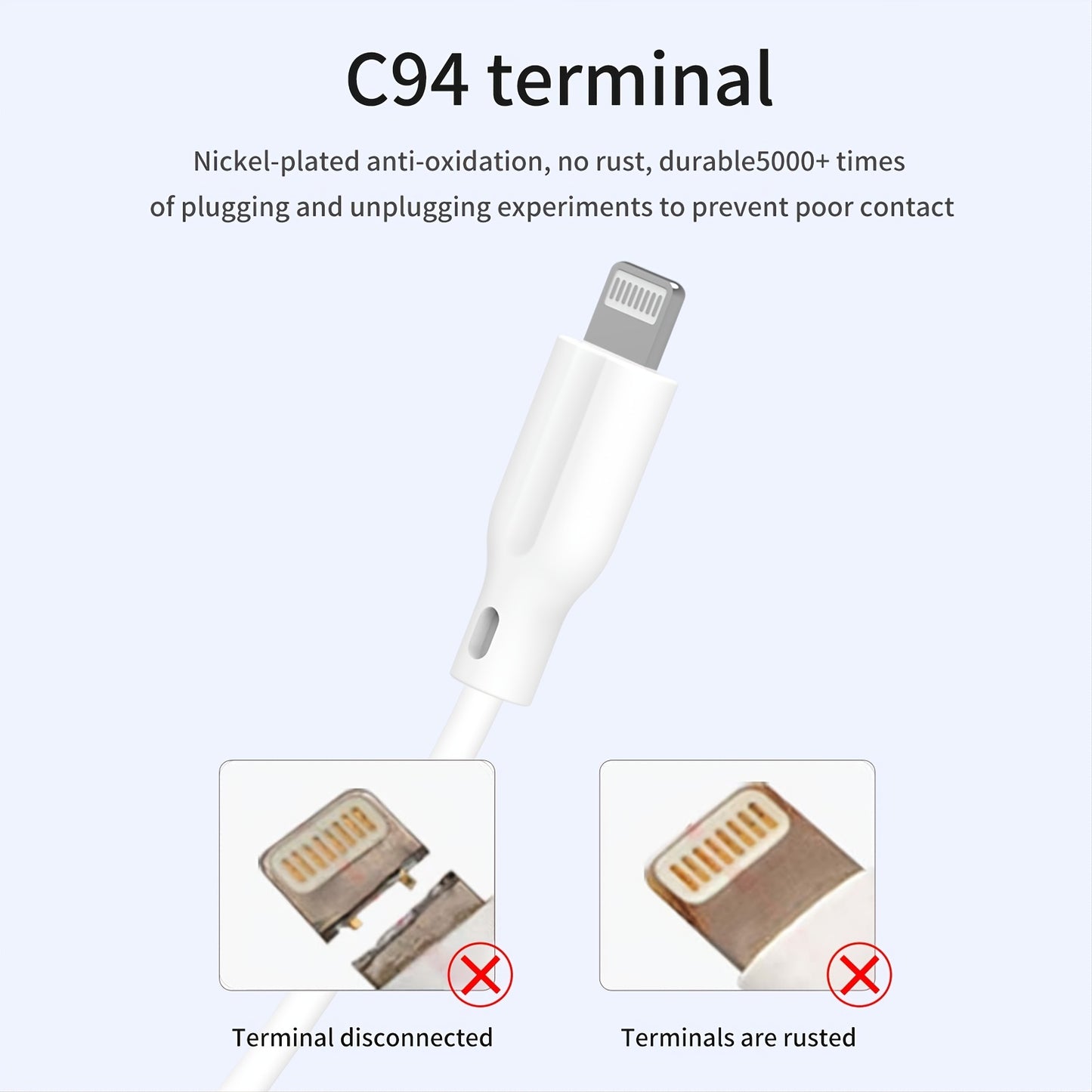 MFi Type-C To Lightning Flash Charging Data Cable