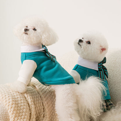 Pet Couple Matching Outfit,Fashionable Pet School Uniforms