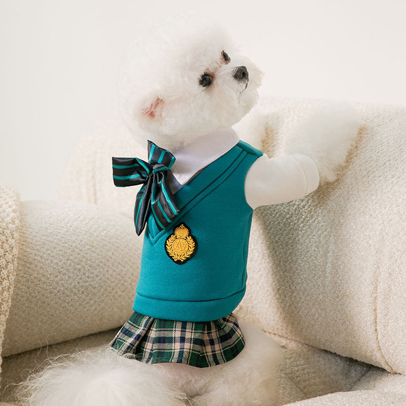 Pet Couple Matching Outfit,Fashionable Pet School Uniforms