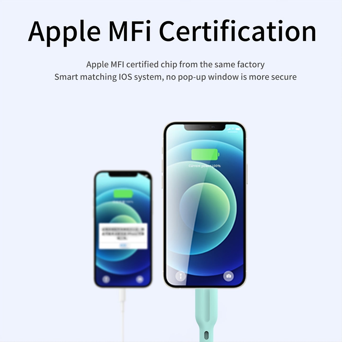 MFi Type-C To Lightning Flash Charging Data Cable