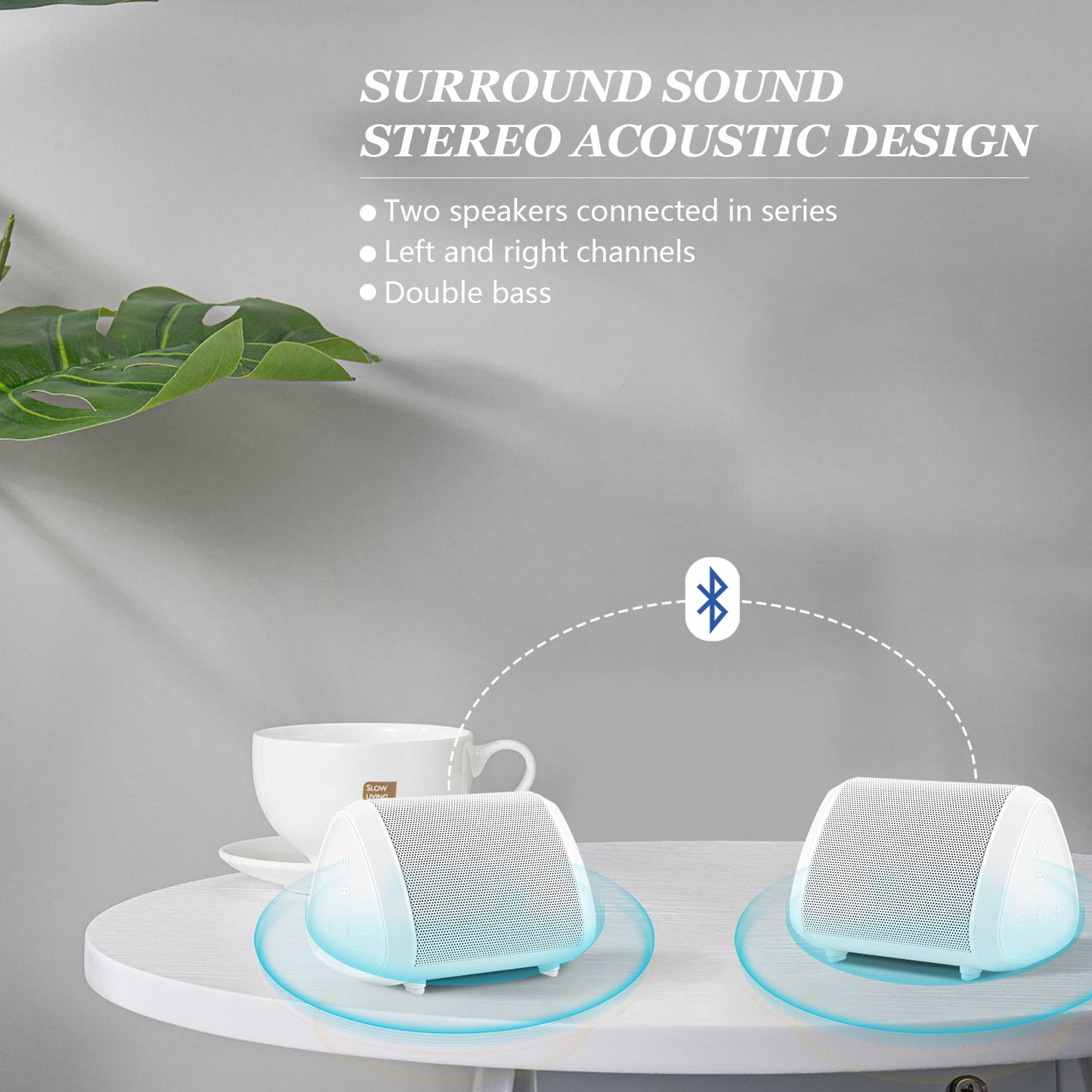 Geo&Annie Micro - Mini Wireless Waterproof Bluetooth Speaker