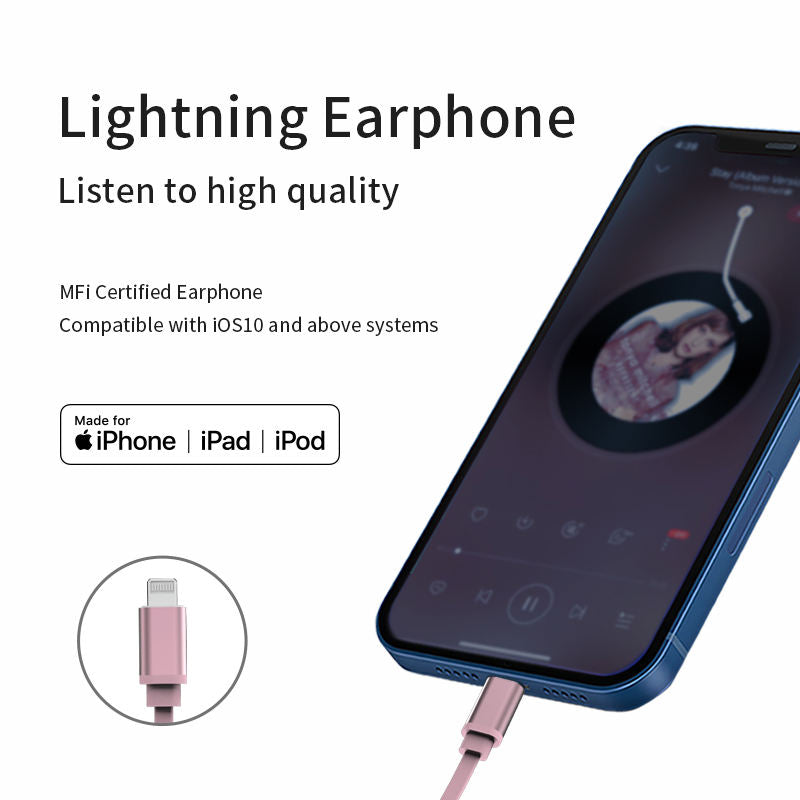 GAME-1 Earphone with Lightning Connector - MFi Certified