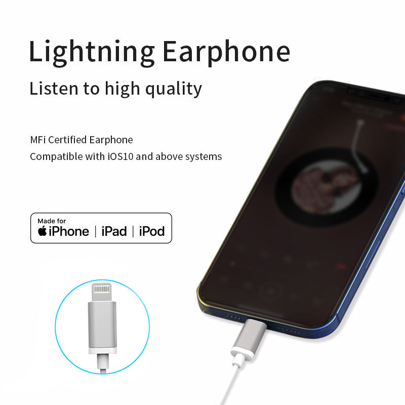 GAME-2 Earphone with Lightning Connector - MFi Certified