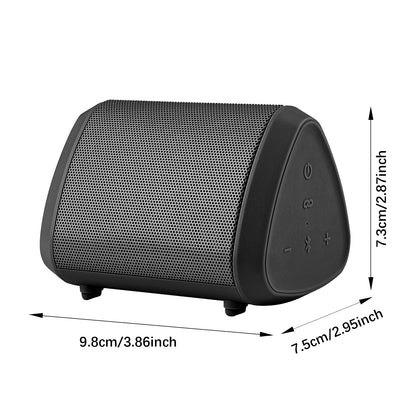 Geo&Annie Micro - mini wireless waterproof Bluetooth speaker,Graphite black