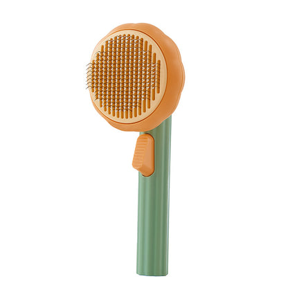 Pumpkin-Shaped Pet Grooming Brush