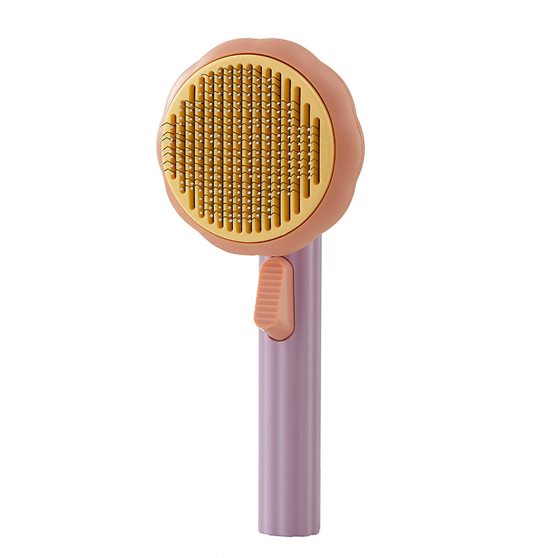 Pumpkin-Shaped Pet Grooming Brush